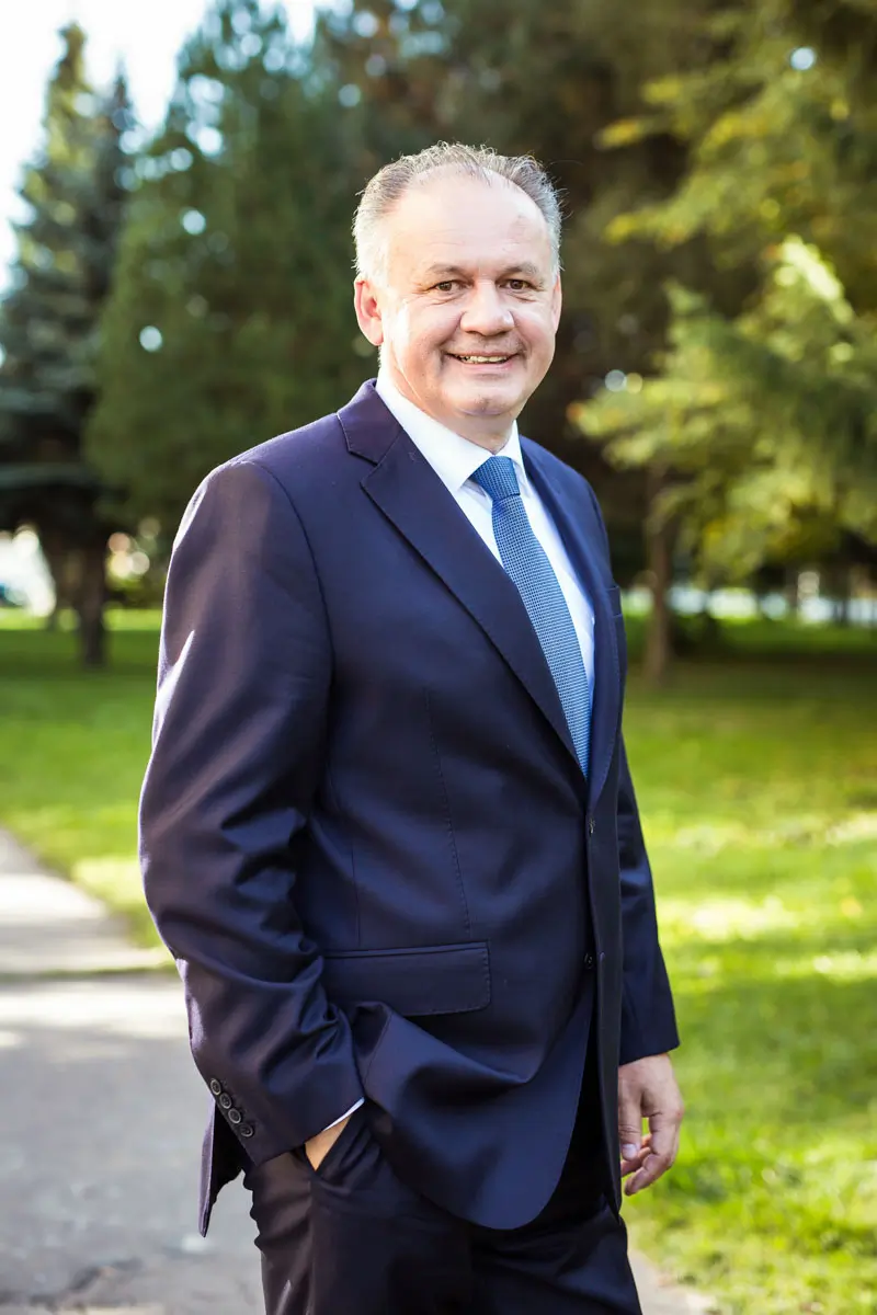 Business fotenie - portrét prezident Kiska Andrej - profesionálny fotograf Martina Brunovská